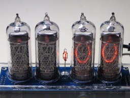 Nixie clock: alarm minute